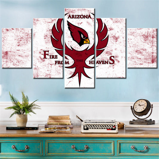American Football Wall Art - AF5133 - Arizona Cardinals - Fire From The Heavens - American Football Poster - American Football Canvas