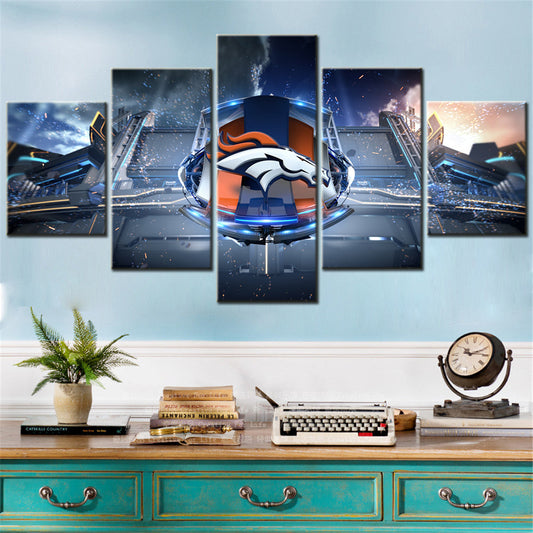 American Football Wall Art - AF5142 - Denver Broncos - American Football Poster - American Football Canvas