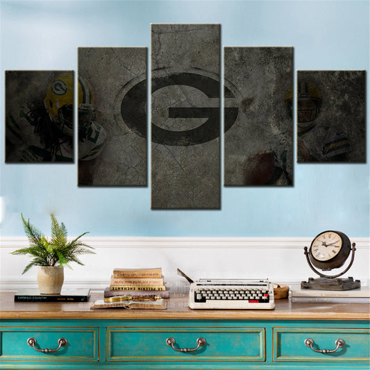 American Football Wall Art - AF5145 - Green Bay Packers - American Football Poster - American Football Canvas