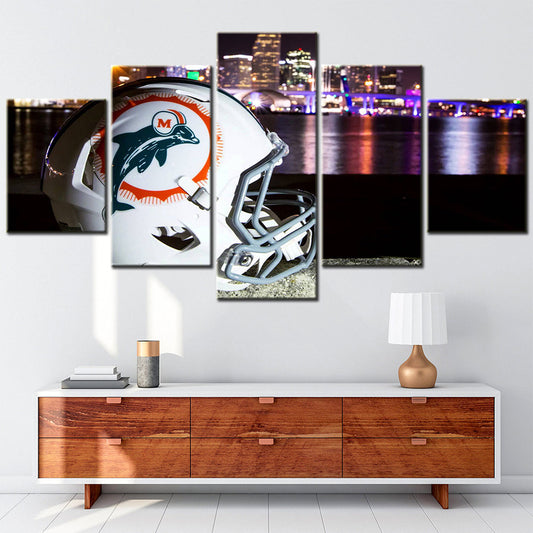 American Football Wall Art - AF5149 - Miami Dolphins - American Football Poster - American Football Canvas