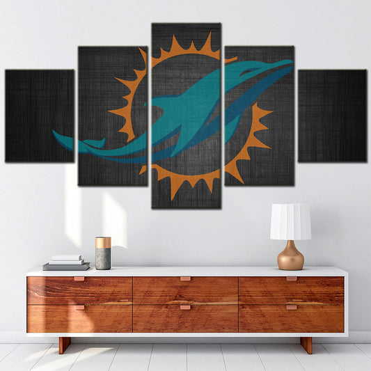 American Football Wall Art - AF5150 - Miami Dolphins - American Football Poster - American Football Canvas