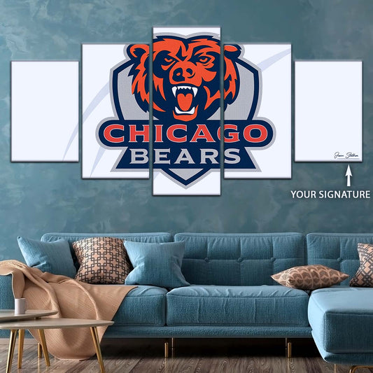 American Football Wall Art - AF5172 - Chicago Bears - NFL Football Team - American Football Poster - American Football Canvas
