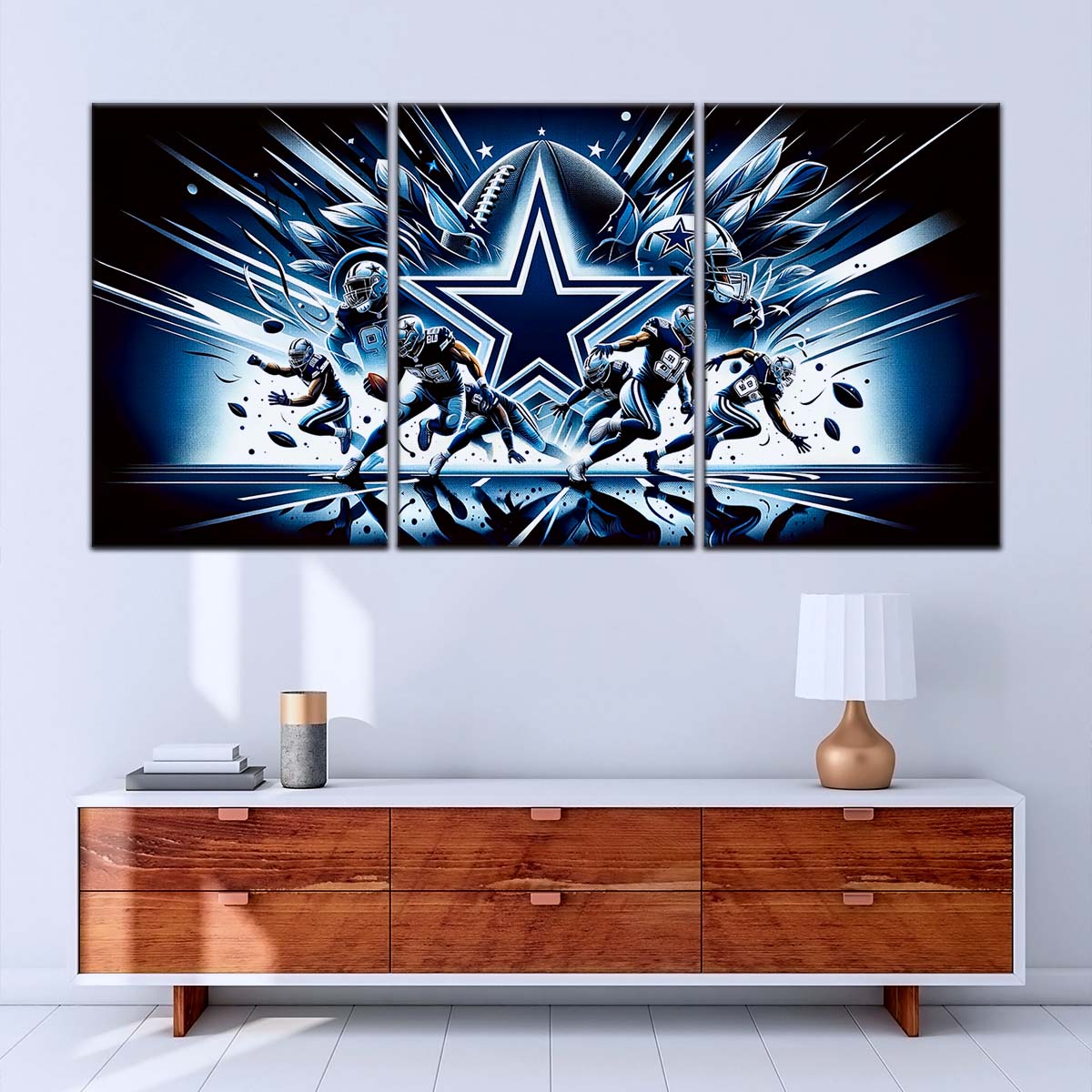 American Football Wall Art - AF5174 - Dallas Cowboys - NFL Football Team - American Football Poster - American Football Canvas