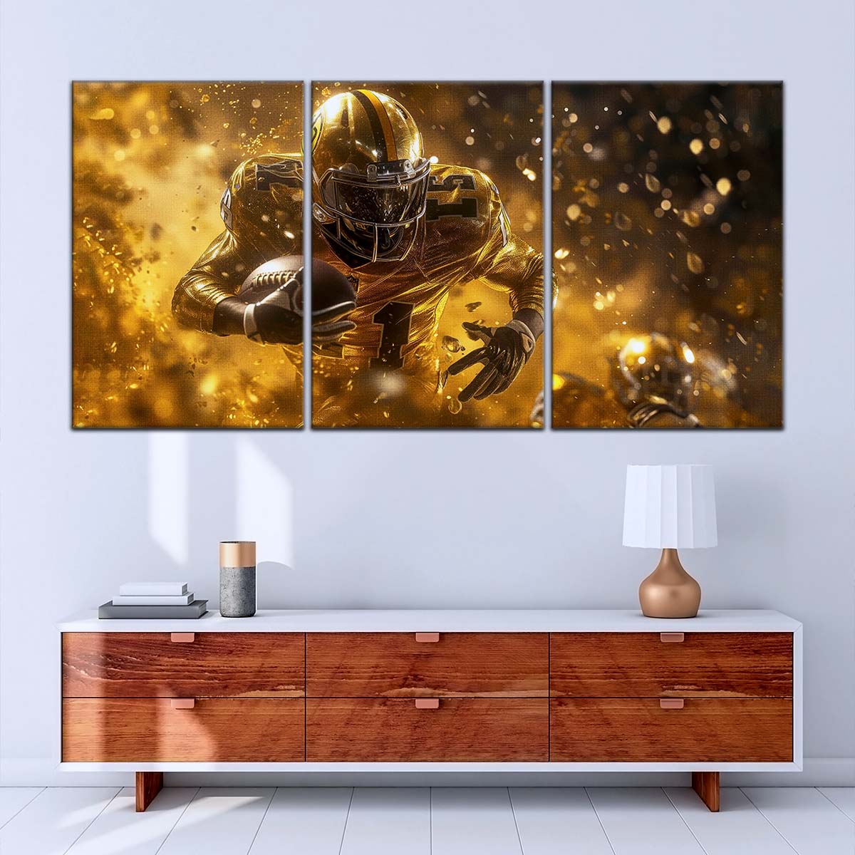 American Football Wall Art - AF5186 - Dynamic NFL Football Touchdown - American Football Poster - American Football Canvas