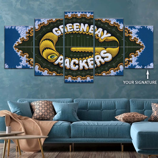 American Football Wall Art - AF5192 - Green Bay Packers - NFL Football Team - American Football Poster - American Football Canvas