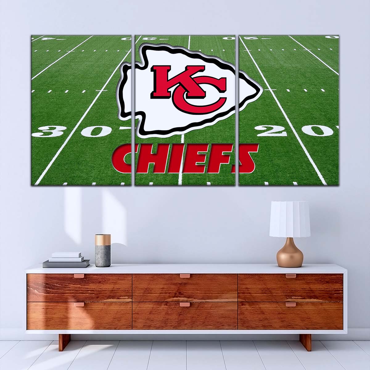 American Football Wall Art - AF5197 - Kansas City Chiefs - NFL Football Team - American Football Poster - American Football Canvas
