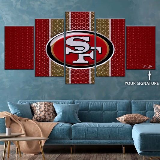 American Football Wall Art - AF5214 - San Francisco 49ers - Capture the Spirit of NFL Football - American Football Poster - American Football Canvas