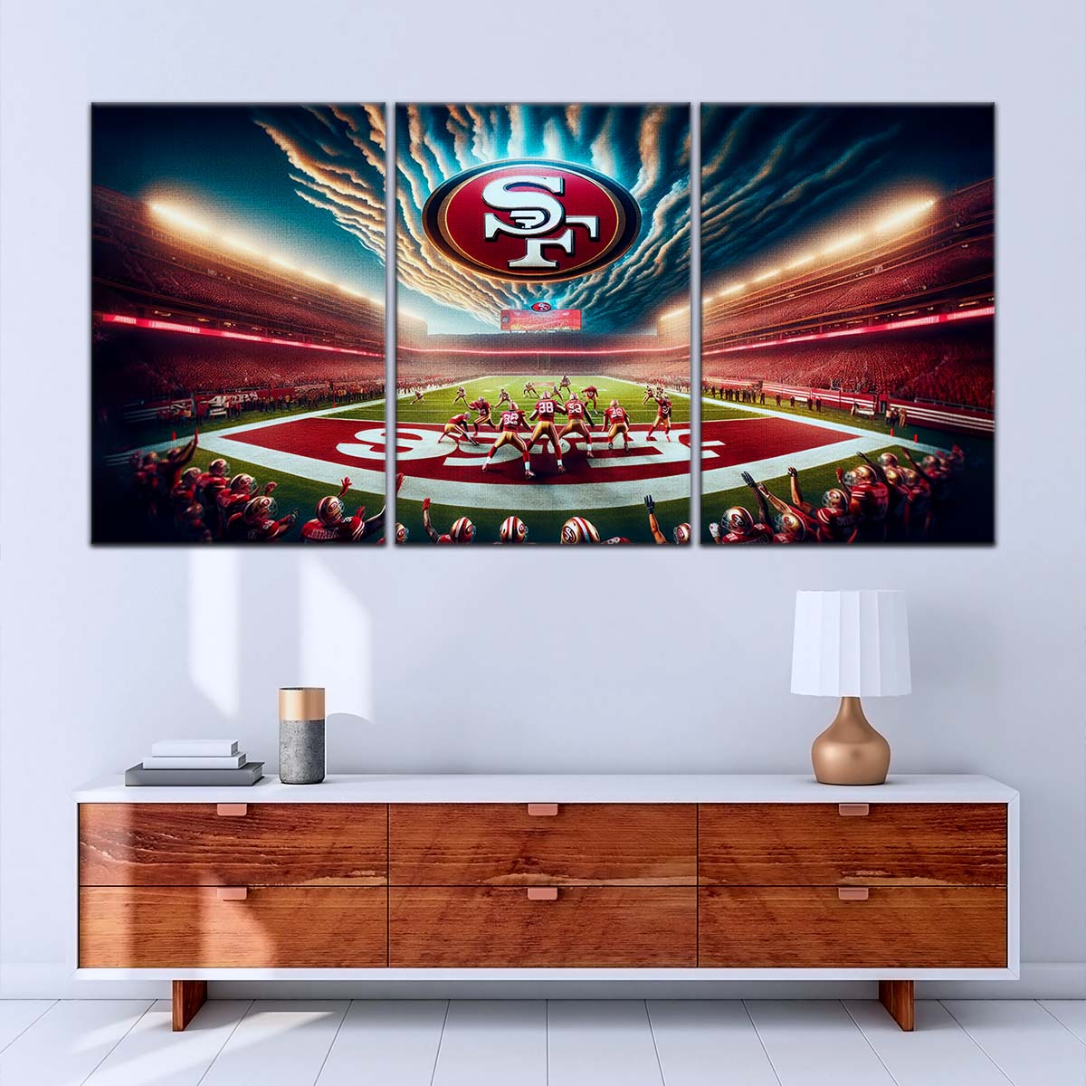 American Football Wall Art - AF5218 - San Francisco 49ers - Stadium NFL Football - American Football Poster - American Football Canvas