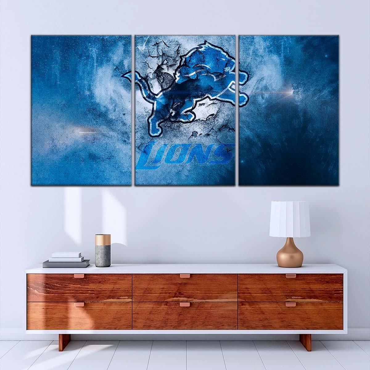 American Football Wall Art - AF5239 - Detroit Lions - NFL Football Team - American Football Poster - American Football Canvas
