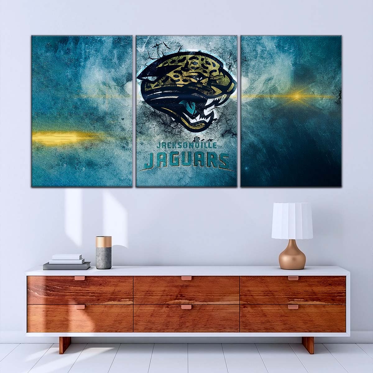 American Football Wall Art - AF5243 - Jacksonville Jaguars - NFL Football Team - American Football Poster - American Football Canvas
