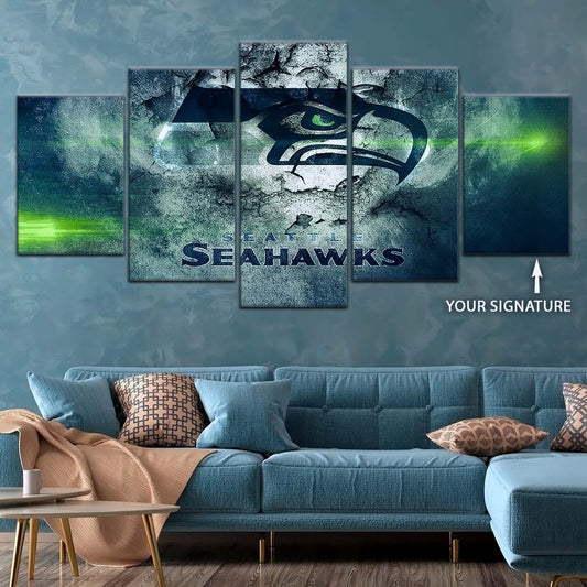 American Football Wall Art - AF5256 - Seattle Seahawks - NFL Football Team - American Football Poster - American Football Canvas