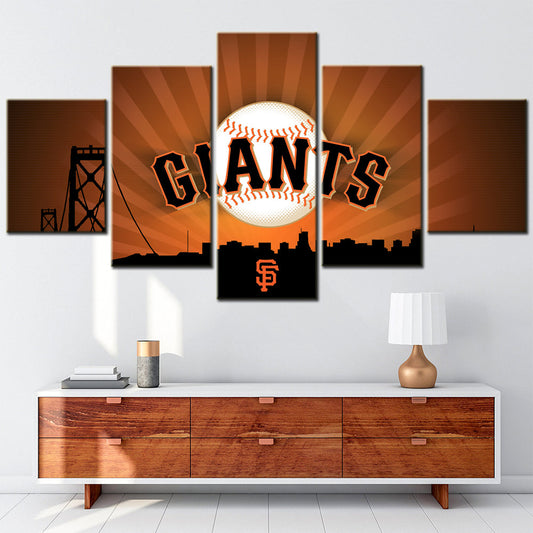 Baseball Wall Art - BB5033 - San Francisco Giants - Baseball Poster - Baseball Canvas