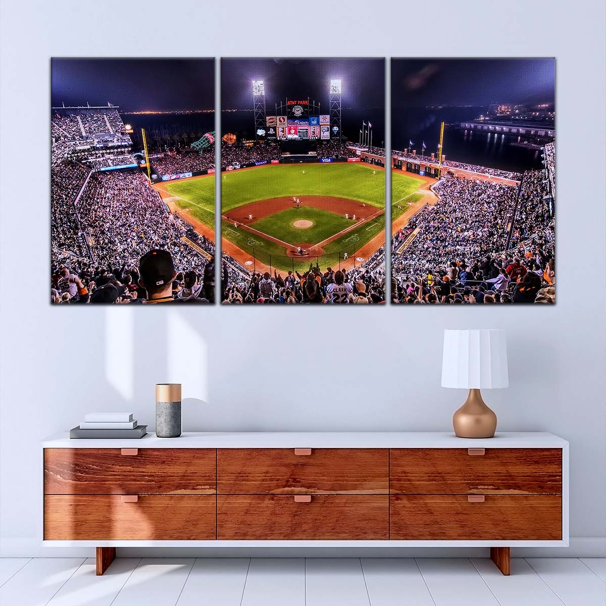 Baseball Wall Art - BB5038 - San Francisco Giants Night Game - Ultimate Sports Vibes - Baseball Poster - Baseball Canvas