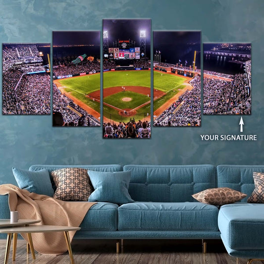 Baseball Wall Art - BB5038 - San Francisco Giants Night Game - Ultimate Sports Vibes - Baseball Poster - Baseball Canvas