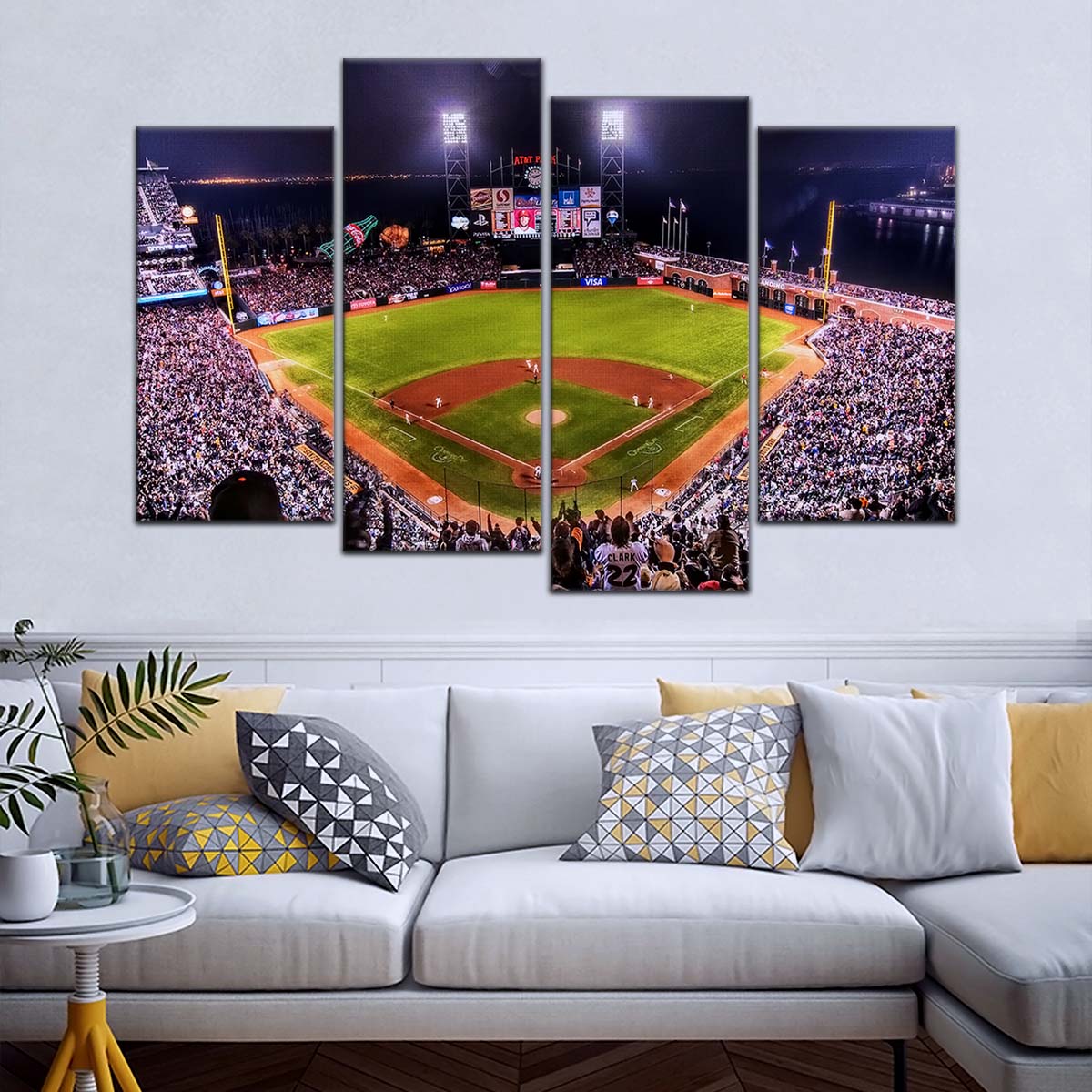 Baseball Wall Art - BB5038 - San Francisco Giants Night Game - Ultimate Sports Vibes - Baseball Poster - Baseball Canvas