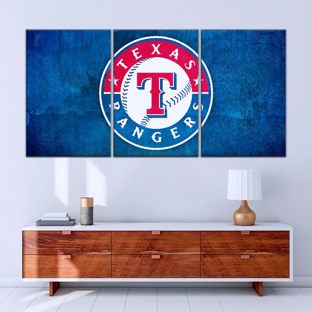 Baseball Wall Art - BB5043 - Texas Rangers Sports - Baseball Poster - Baseball Canvas