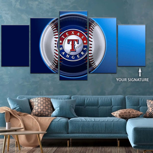 Baseball Wall Art - BB5048 - Texas Rangers - Baseball Poster - Baseball Canvas