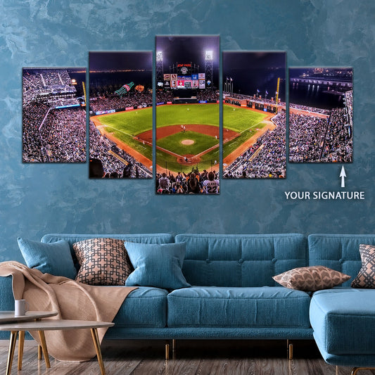Baseball Wall Art - BB5038 - San Francisco Giants Night Game - Ultimate Sports Vibes - Baseball Poster - Baseball Canvas