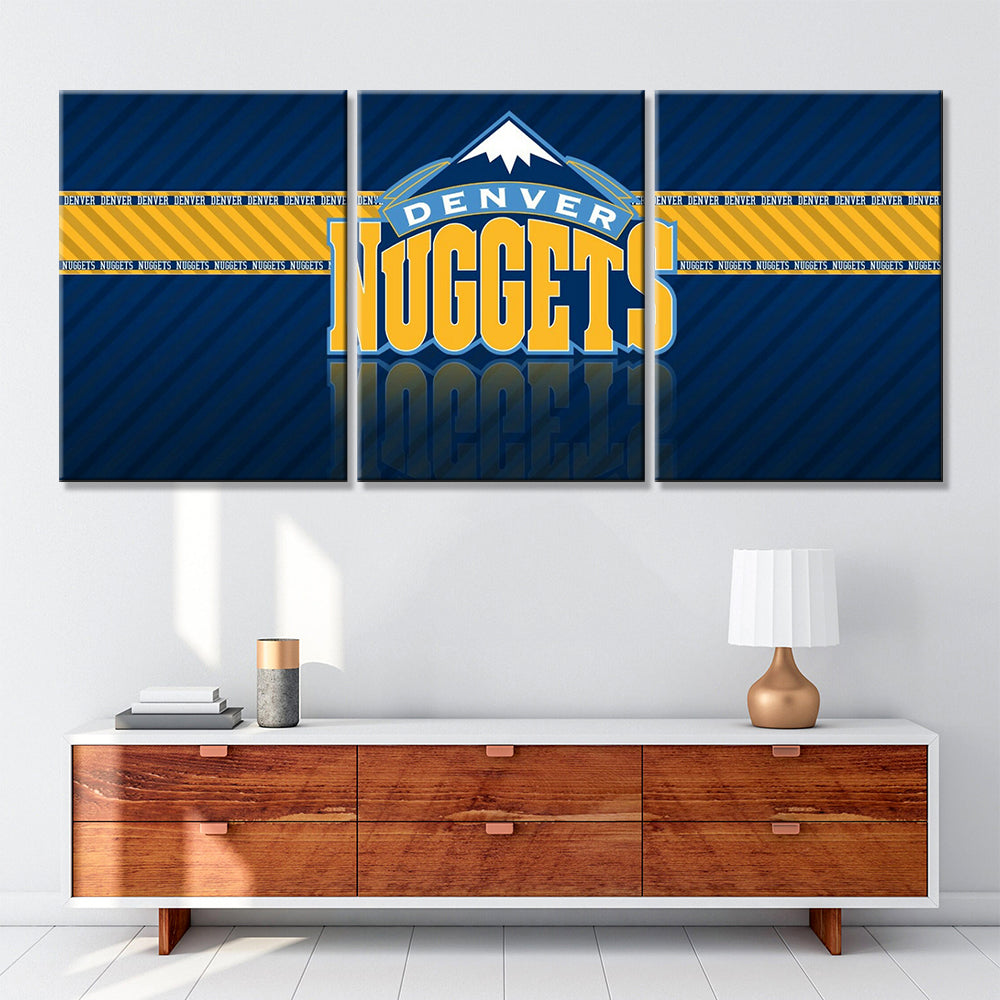 Basketball Wall Art - BK5029 - Denver Nuggets - Basketball Poster - Basketball Canvas