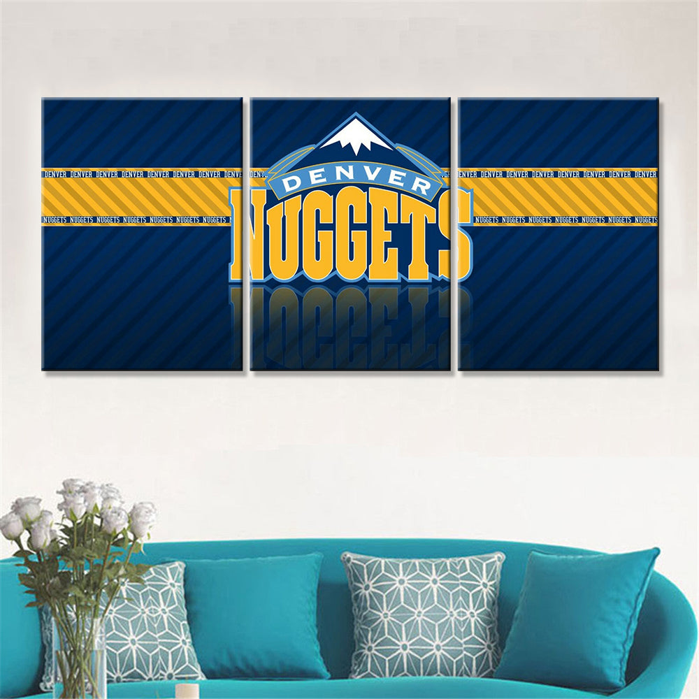 Basketball Wall Art - BK5029 - Denver Nuggets - Basketball Poster - Basketball Canvas