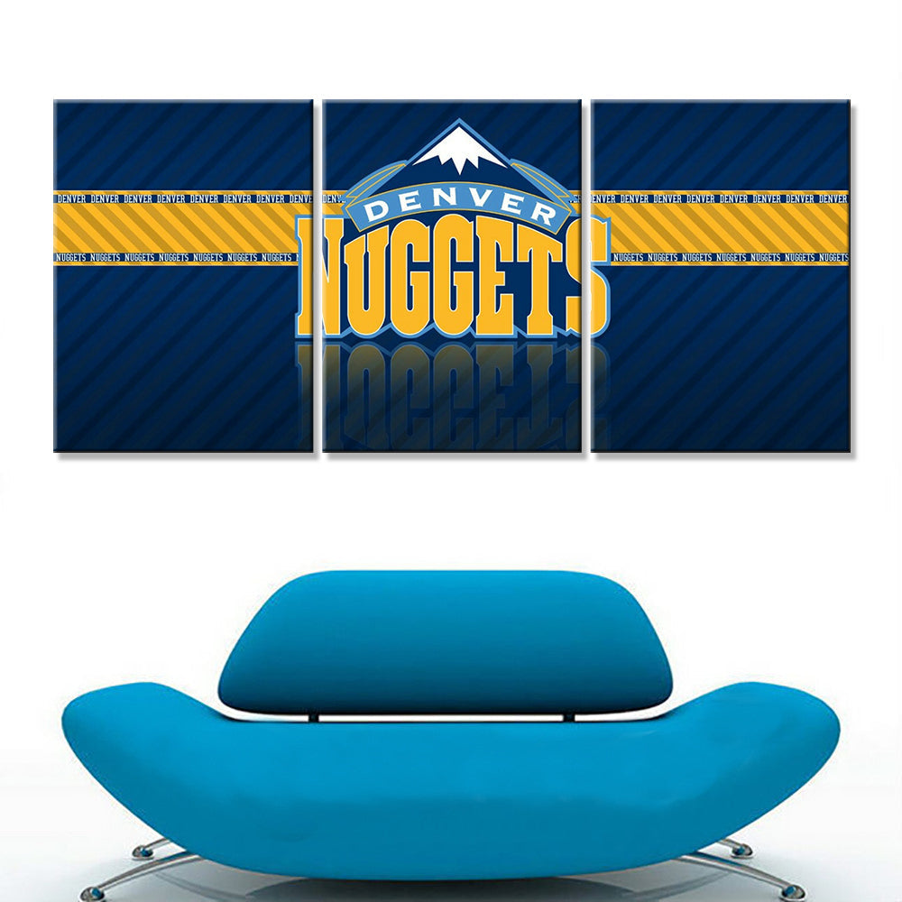 Basketball Wall Art - BK5029 - Denver Nuggets - Basketball Poster - Basketball Canvas