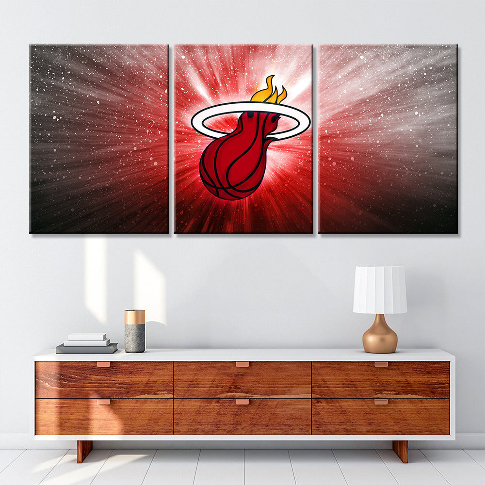 Basketball Wall Art - BK5033 - Miami Heat - Basketball Poster - Basketball Canvas