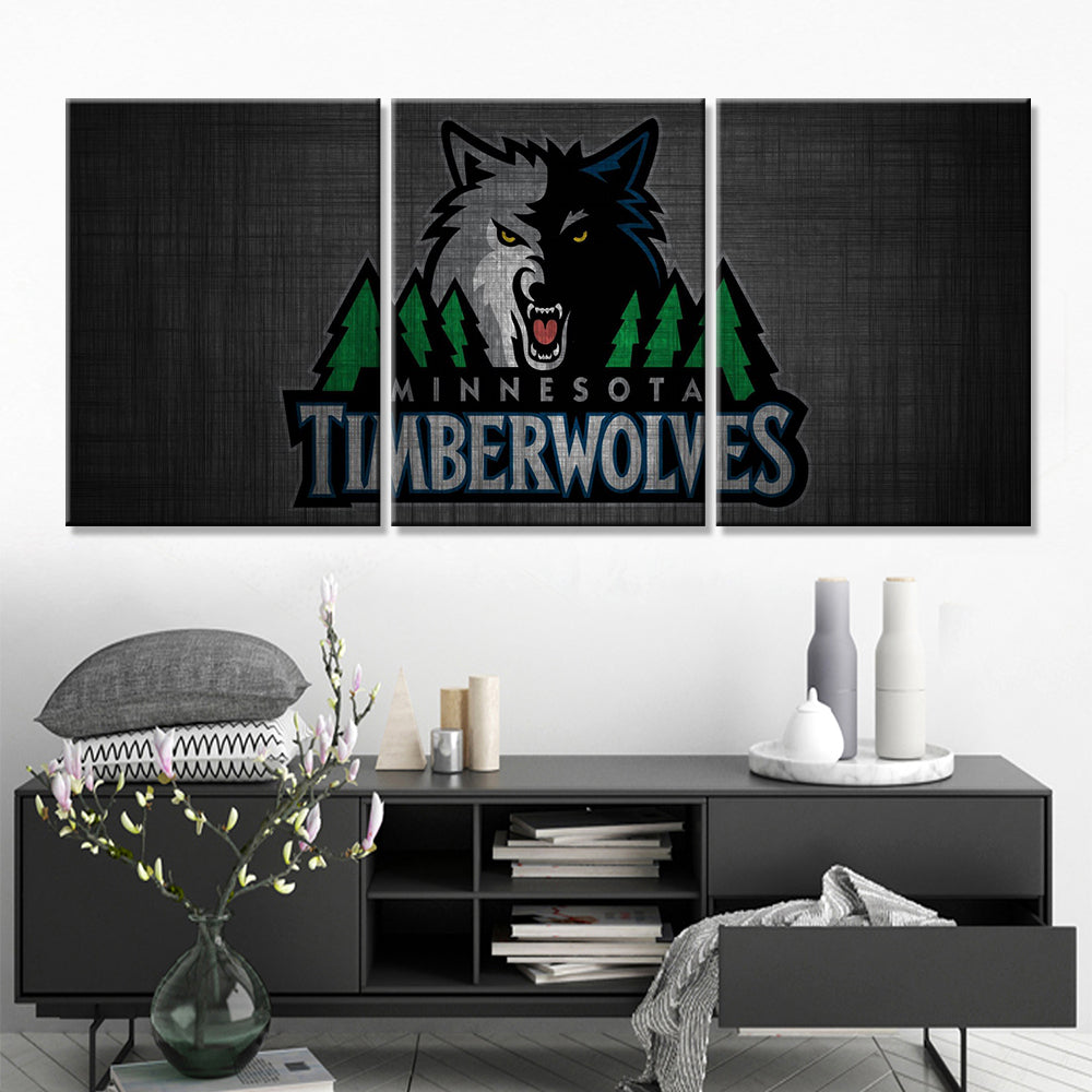 Basketball Wall Art - BK5035 - Minnesota Timberwolves - Basketball Poster - Basketball Canvas