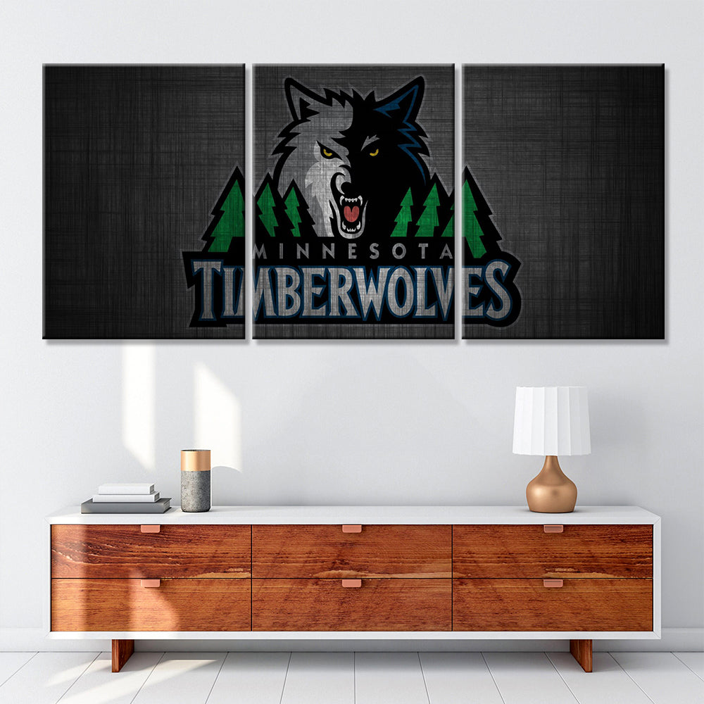 Basketball Wall Art - BK5035 - Minnesota Timberwolves - Basketball Poster - Basketball Canvas