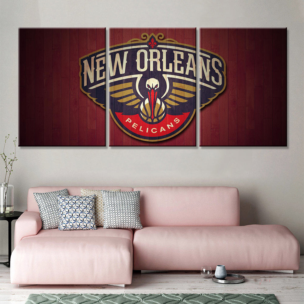 Basketball Wall Art - BK5036 - New Orleans Pelicans - Basketball Poster - Basketball Canvas