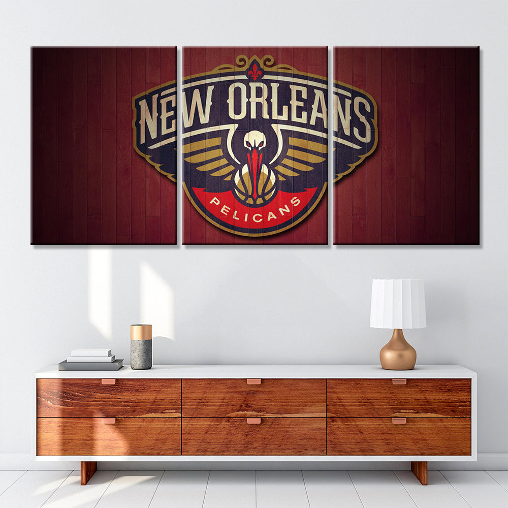 Basketball Wall Art - BK5036 - New Orleans Pelicans - Basketball Poster - Basketball Canvas