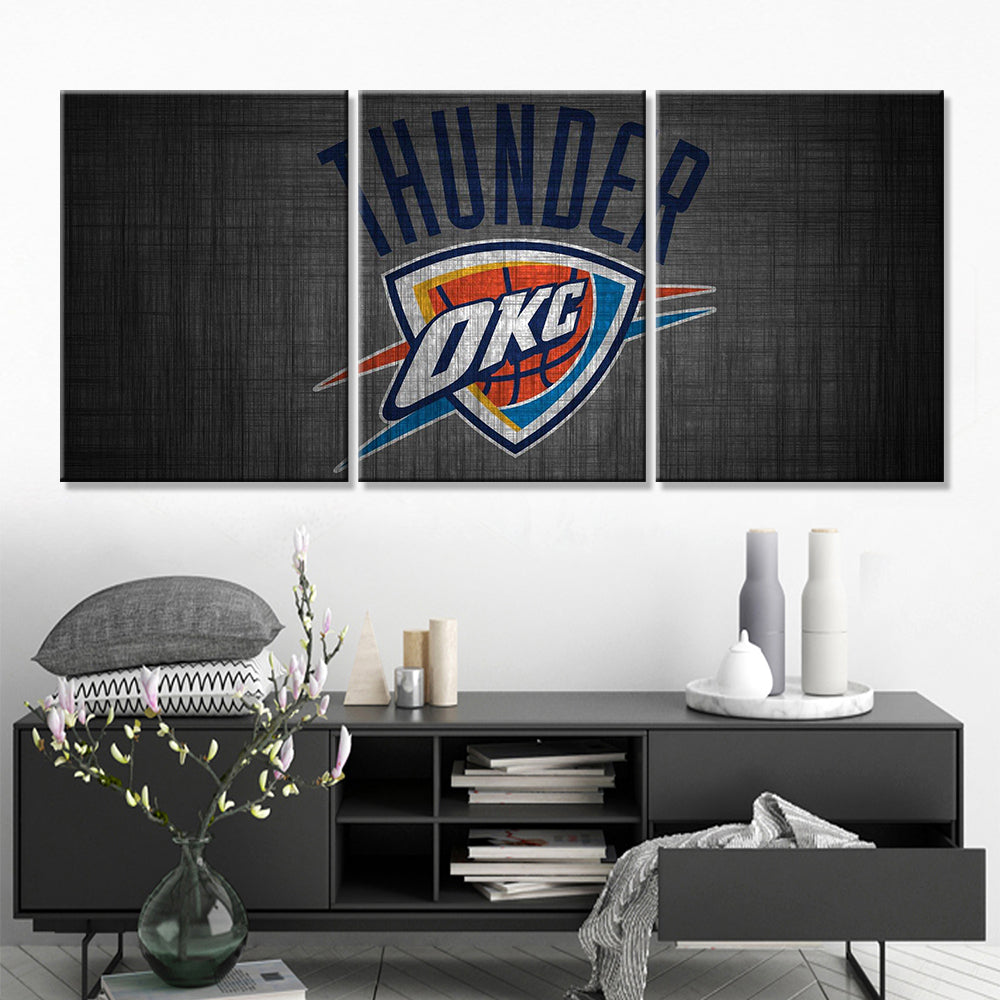 Basketball Wall Art - BK5038 - Oklahoma City Thunder - Basketball Poster - Basketball Canvas