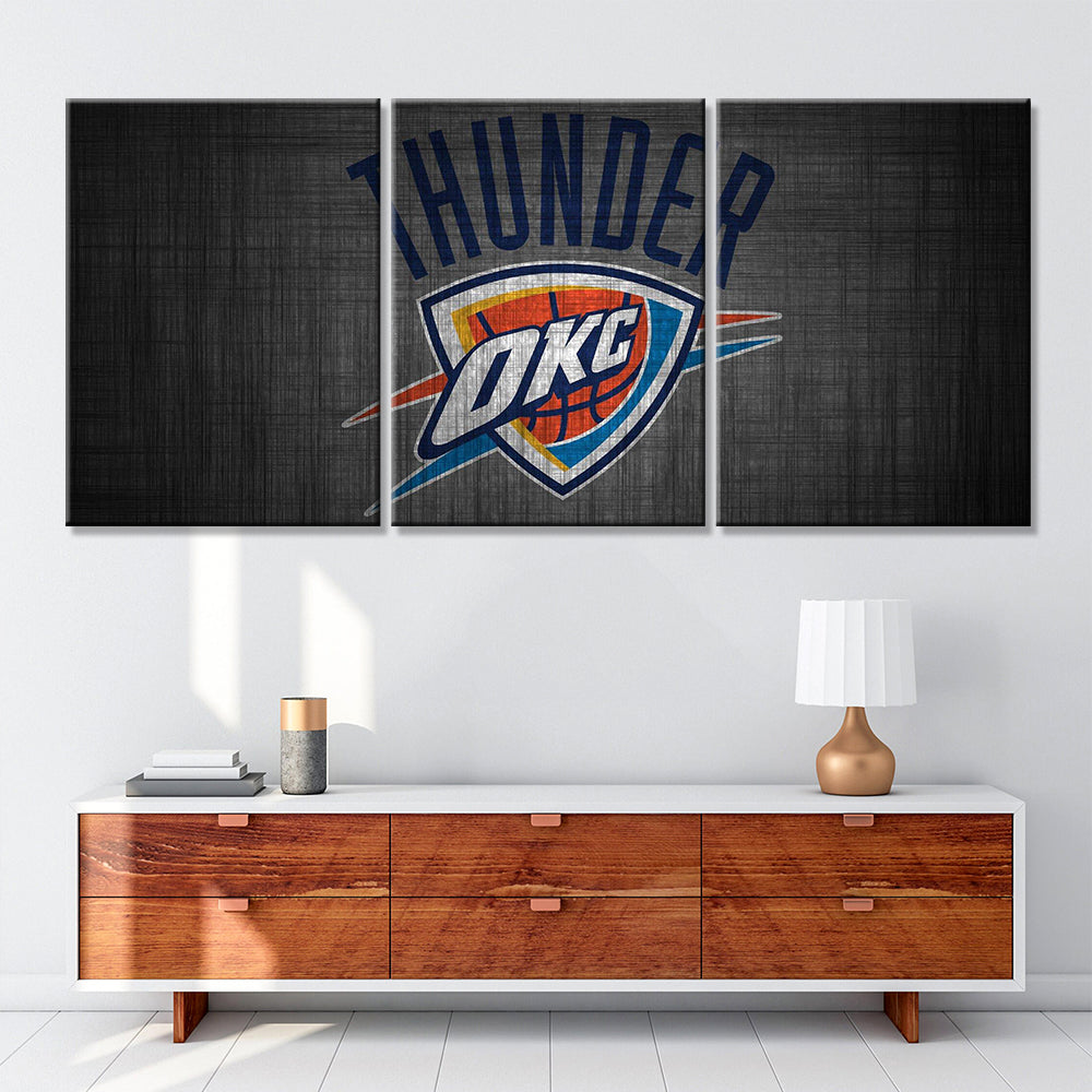 Basketball Wall Art - BK5038 - Oklahoma City Thunder - Basketball Poster - Basketball Canvas