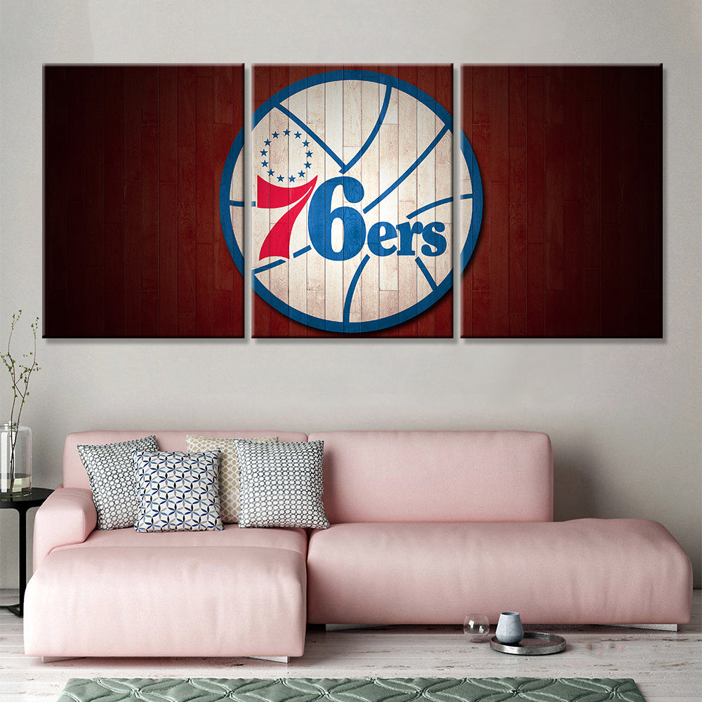Basketball Wall Art - BK5040 - Philadelphia 76ers - Basketball Poster - Basketball Canvas
