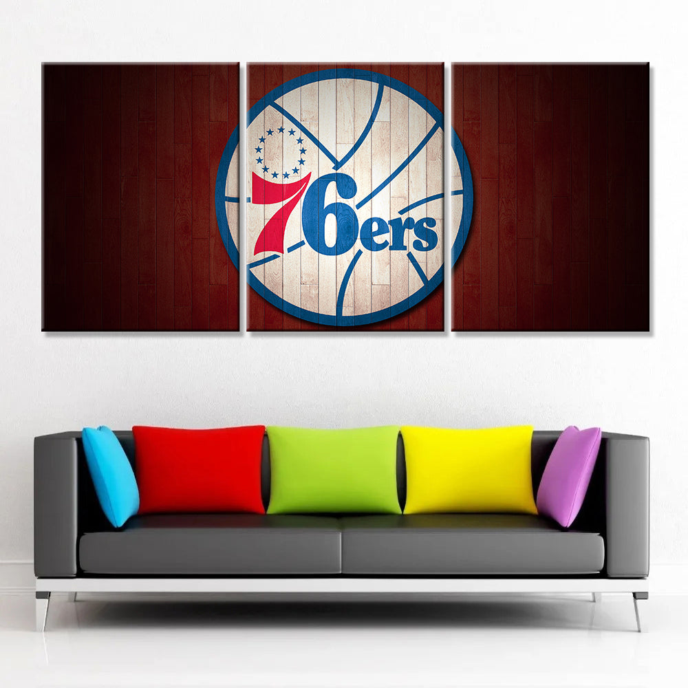 Basketball Wall Art - BK5040 - Philadelphia 76ers - Basketball Poster - Basketball Canvas