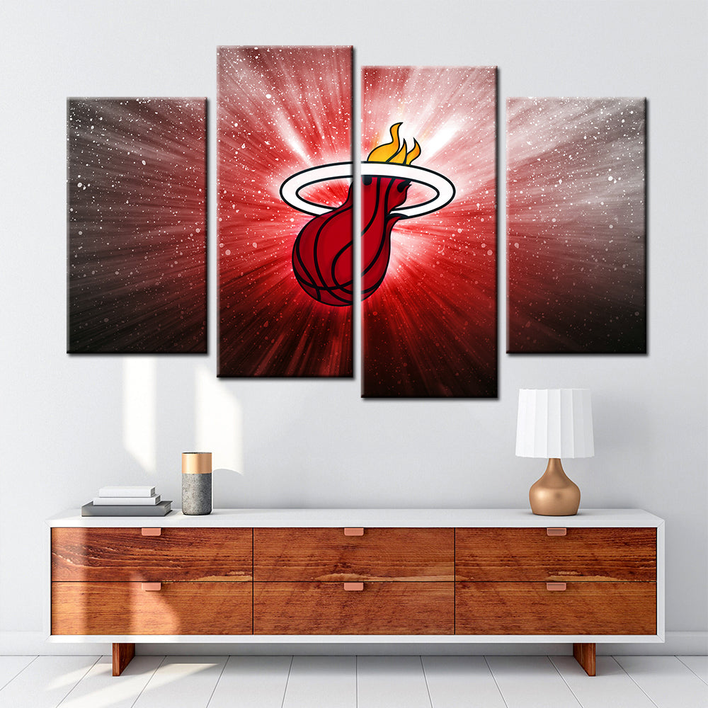 Basketball Wall Art - BK5033 - Miami Heat - Basketball Poster - Basketball Canvas
