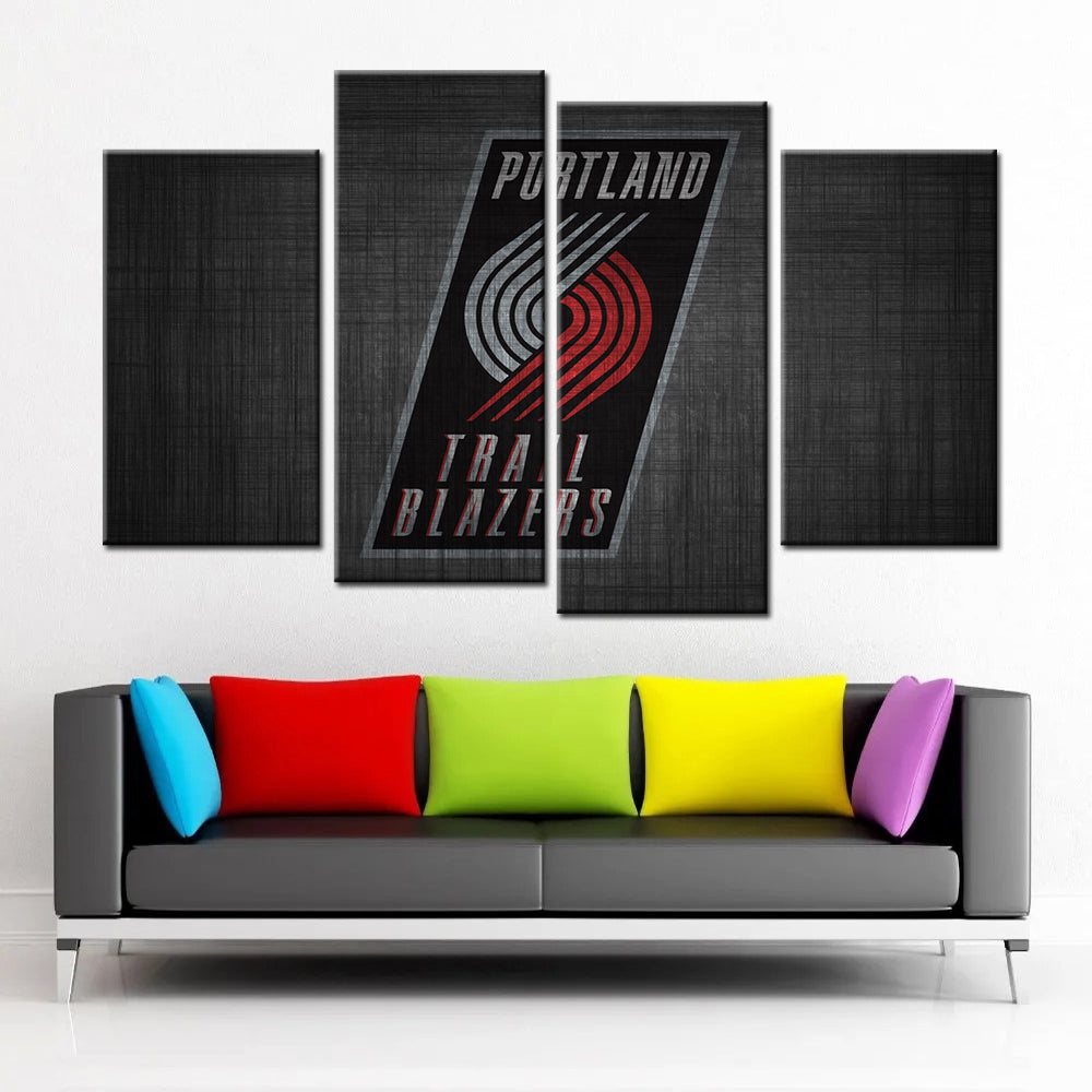 Basketball Wall Art - BK5041 - Portland Trail Blazers - Basketball Poster - Basketball Canvas