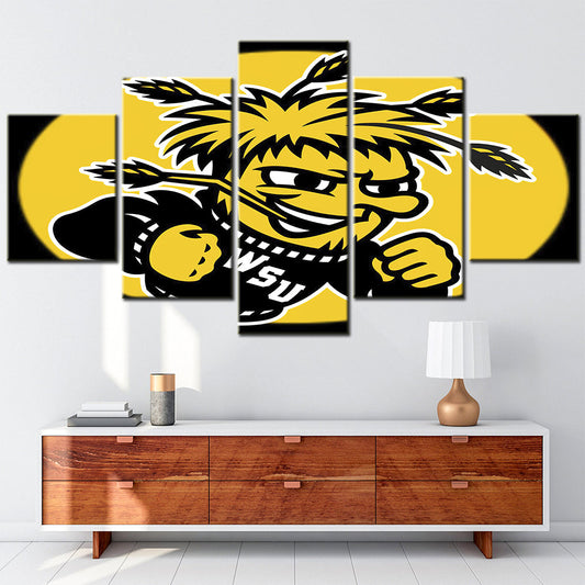 Basketball - 5 Pieces Wall Art - BK5021 - Wichita State Shockers Men's Basketball - Basketball Poster - Basketball Canvas
