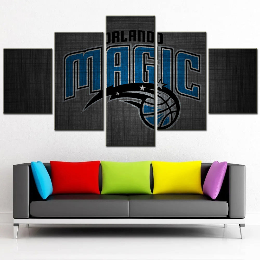 Basketball Wall Art - BK5039 - Orlando Magic - Basketball Poster - Basketball Canvas