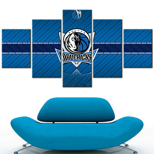 Basketball - 5 Pieces Wall Art - BK5011 - Dallas Mavericks - Basketball Poster - Basketball Canvas