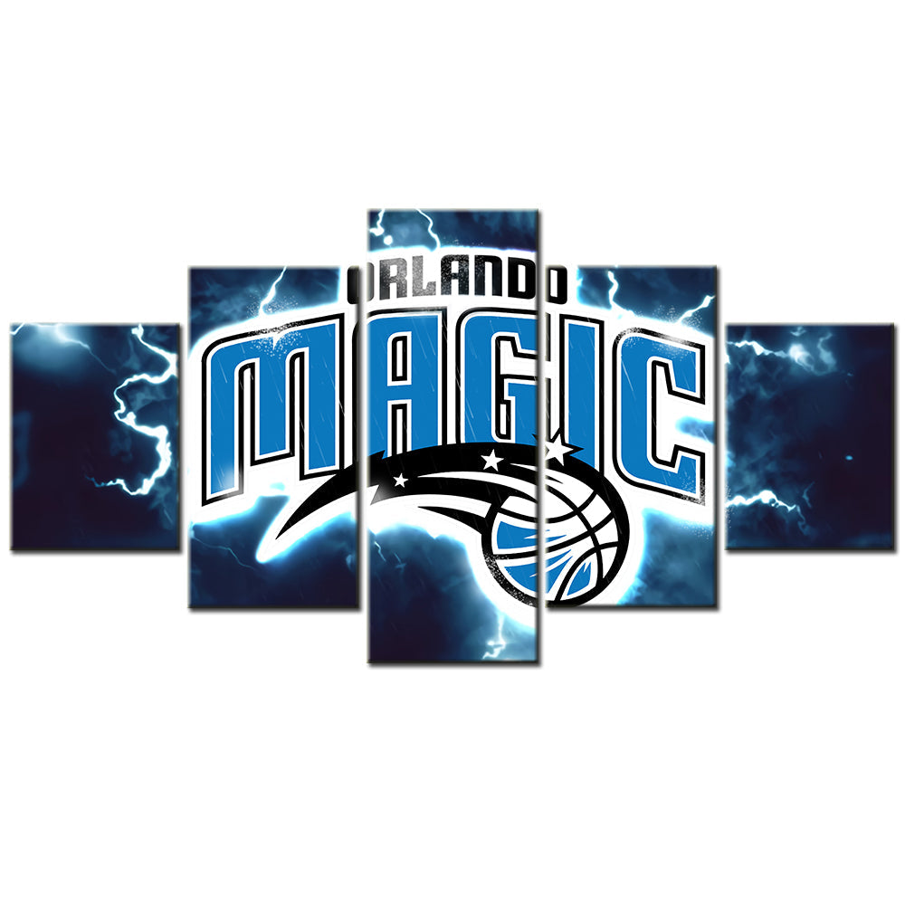Basketball - 5 Pieces Wall Art - BK5007 - Orlando Magic - Basketball Poster - Basketball Canvas