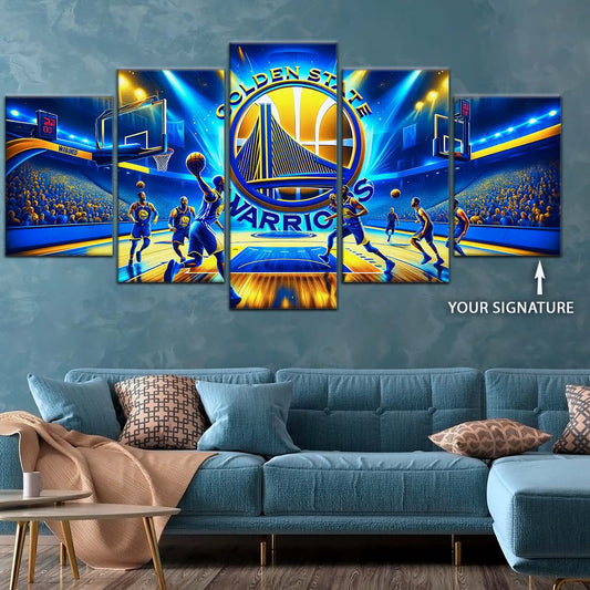 Basketball Wall Art - BK5048 - Golden State Warriors - Basketball Poster - Basketball Canvas