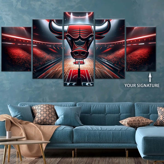 Basketball Wall Art - BK5049 - Chicago Bulls - Basketball Poster - Basketball Canvas