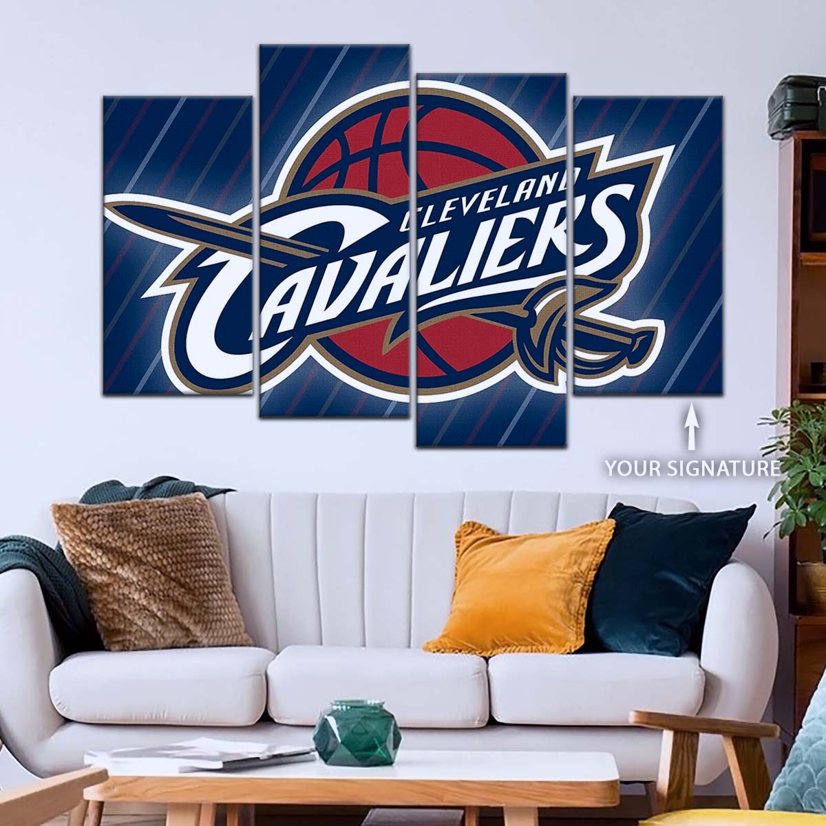 Basketball Wall Art - BK5050 - Cleveland Cavaliers - Basketball Poster - Basketball Canvas
