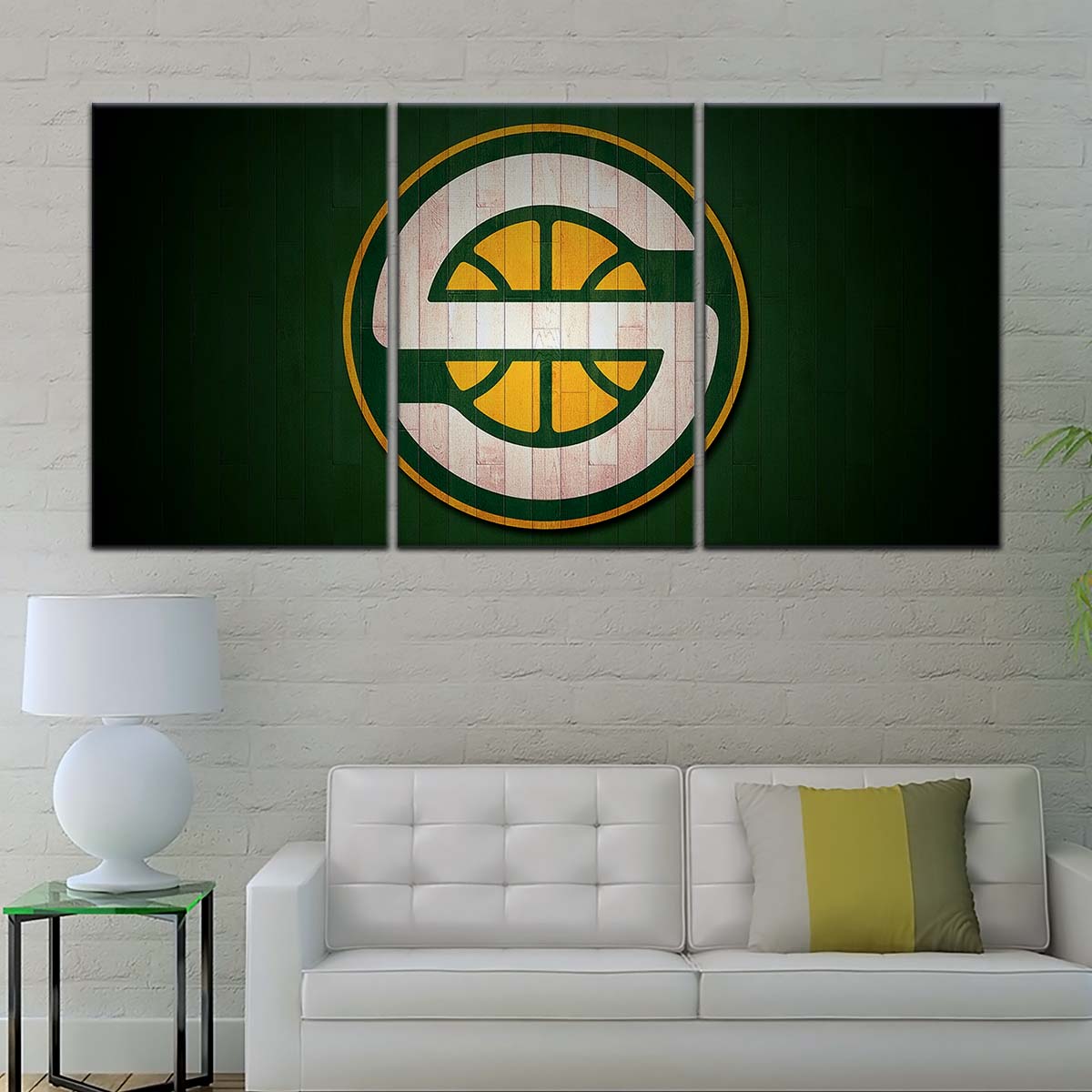 Basketball Wall Art - BK5060 - Seattle Supersonics Sports - Basketball Poster - Basketball Canvas