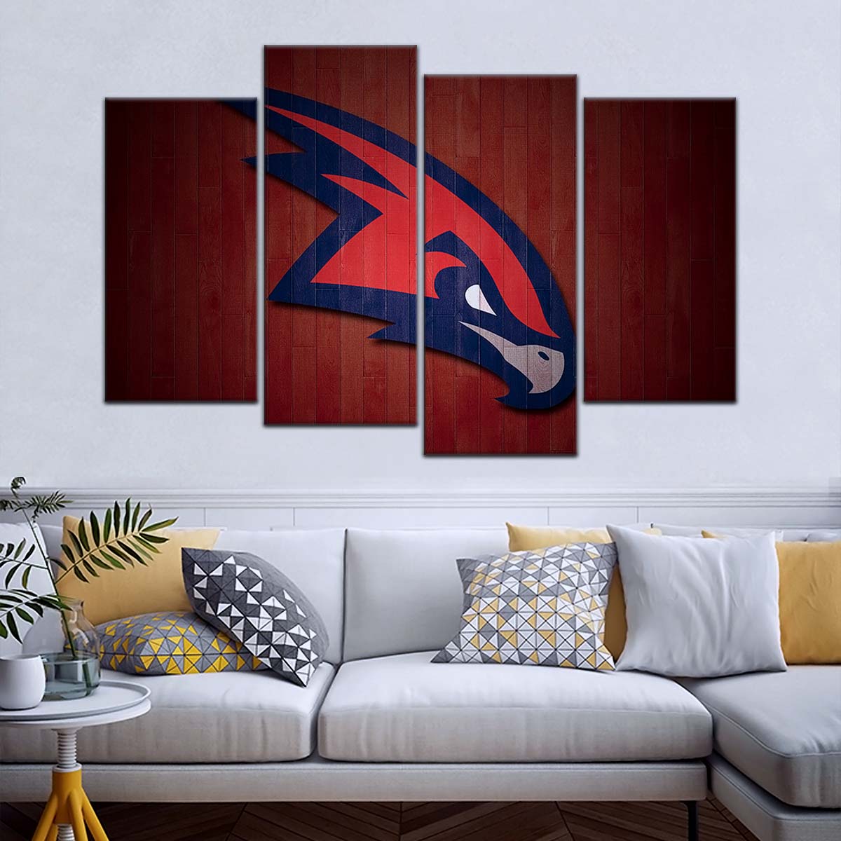 Basketball Wall Art - BK5064 - Atlanta Hawks Sports - Basketball Poster - Basketball Canvas