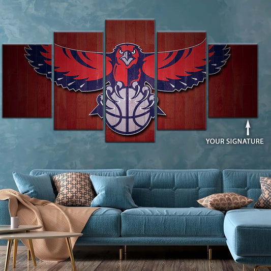 Basketball Wall Art - BK5065 - Atlanta Hawks Sports - Basketball Poster - Basketball Canvas