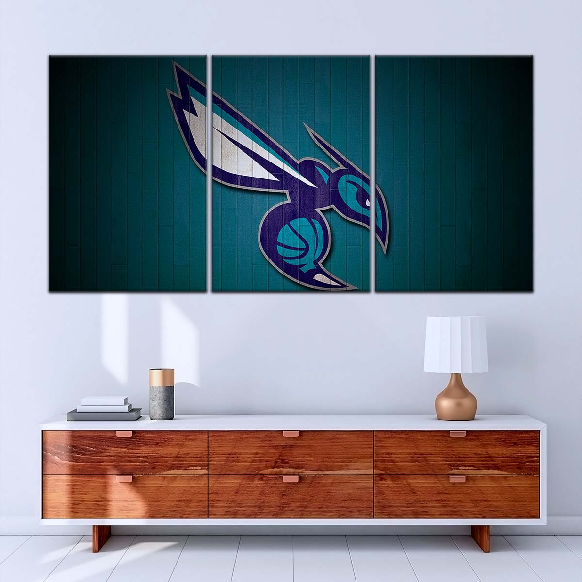 Basketball Wall Art - BK5067 - Charlotte Hornets Sports - Basketball Poster - Basketball Canvas