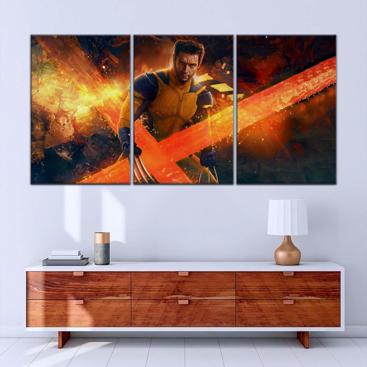 DC Wall Art - DCEU5025 - Deadpool & Wolverine Action - DC Extended Universe Poster - DC Extended Universe Canvas