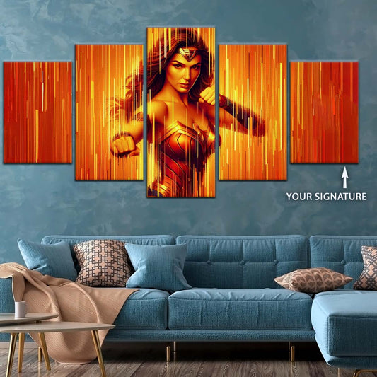 DC Wall Art - DCEU5026 - Wonder Woman - DC Comics Heroine - DC Extended Universe Poster - DC Extended Universe Canvas