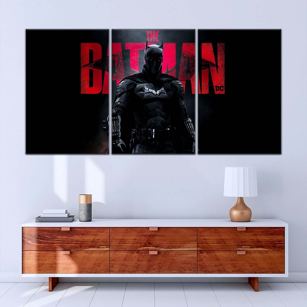 DC Wall Art - DCEU5029 - Batman - Bruce Wayne - The Batman - DC Extended Universe Poster - DC Extended Universe Canvas